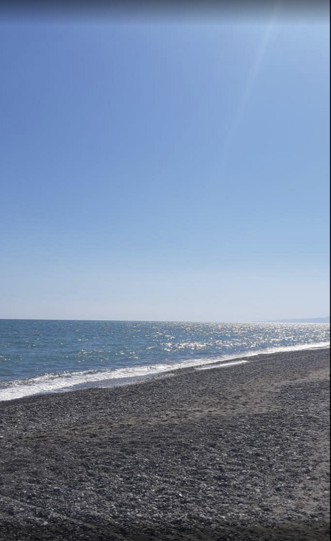 Battigia e mare Ionio